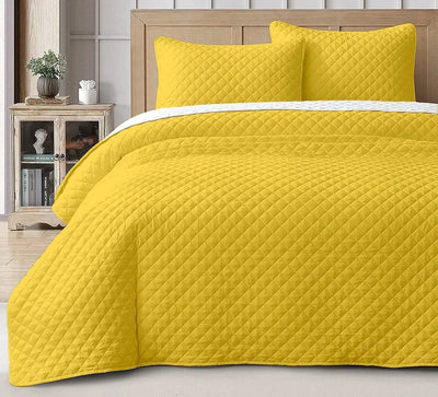 3 Pcs Micro Quilted Comforter set