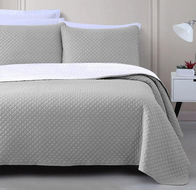 3 Pcs Micro Quilted Comforter set