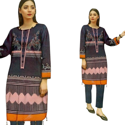 FIZA NOOR AREEJ  2 PCS DIGITAL PRINTED UNSTITCHED SUIT