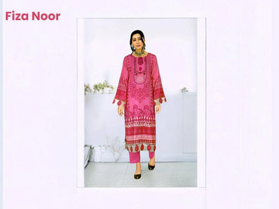 FIZA NOOR AREEJ  2 PCS DIGITAL PRINTED UNSTITCHED SUIT