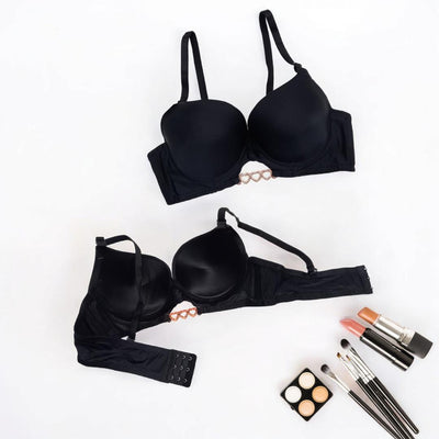 Silk Plain Comfortable And Lightweight Push Up Bra