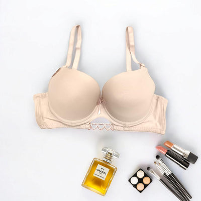 Silk Plain Comfortable And Lightweight Push Up Bra