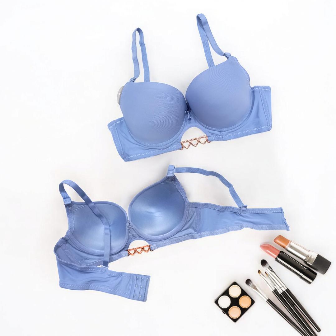 Silk Plain Comfortable And Lightweight Push Up Bra