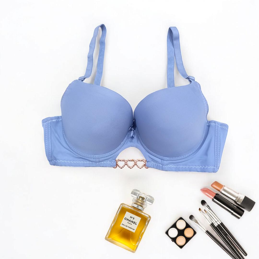 Silk Plain Comfortable And Lightweight Push Up Bra