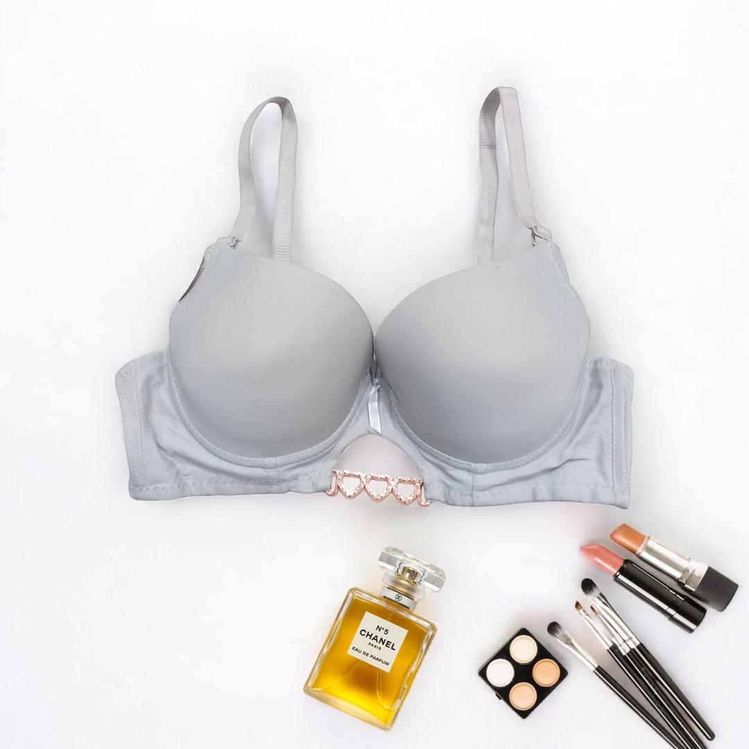 Silk Plain Comfortable And Lightweight Push Up Bra