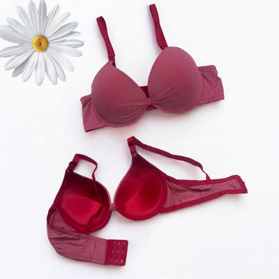 SILK PRINTED  COMFORTABLE AND LIGHTWEIGHT PUSH UP BRA