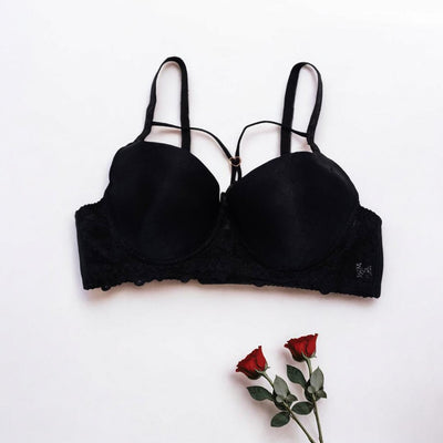 JERSEY PLAIN COMFORTABLE AND LIGHTWEIGHT PUSH UP BRA