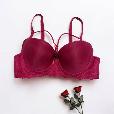 JERSEY PLAIN COMFORTABLE AND LIGHTWEIGHT PUSH UP BRA