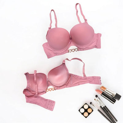 Silk Plain Comfortable And Lightweight Push Up Bra